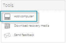 Add Computer button