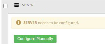 Cannot be auto-configured