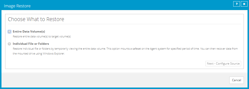 Image Restore box