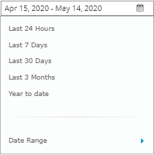 date range box
