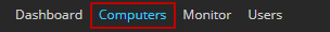 Computers on navigation bar