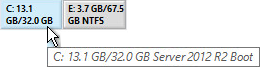 volume label tooltip