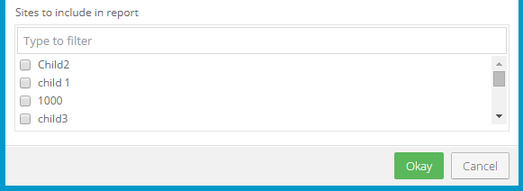 Sites to include in Daily Status report